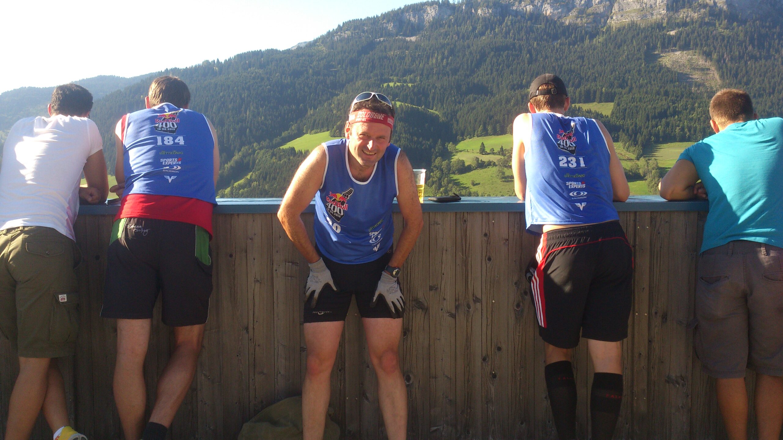 im Ziel Redbull 400 2012